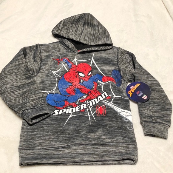 🆕Boy’s Marvel Spider-Man Hoodie Size 7 - Picture 5 of 9